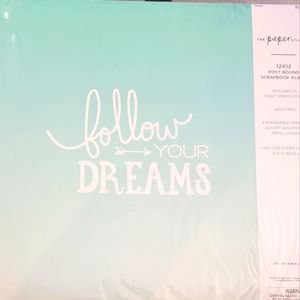 Blank scrap book album